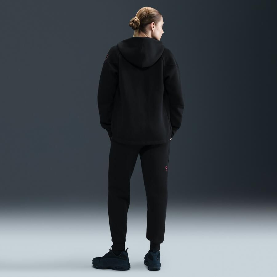 Nike Paris Saint-Germain Tech Total 90 voetbaljoggingbroek van fleece met halfhoge taille voor dames Zwart - Foto 3