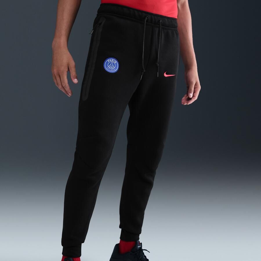 Nike Paris Saint-Germain Tech Total 90 voetbaljoggingbroek van fleece voor heren Zwart