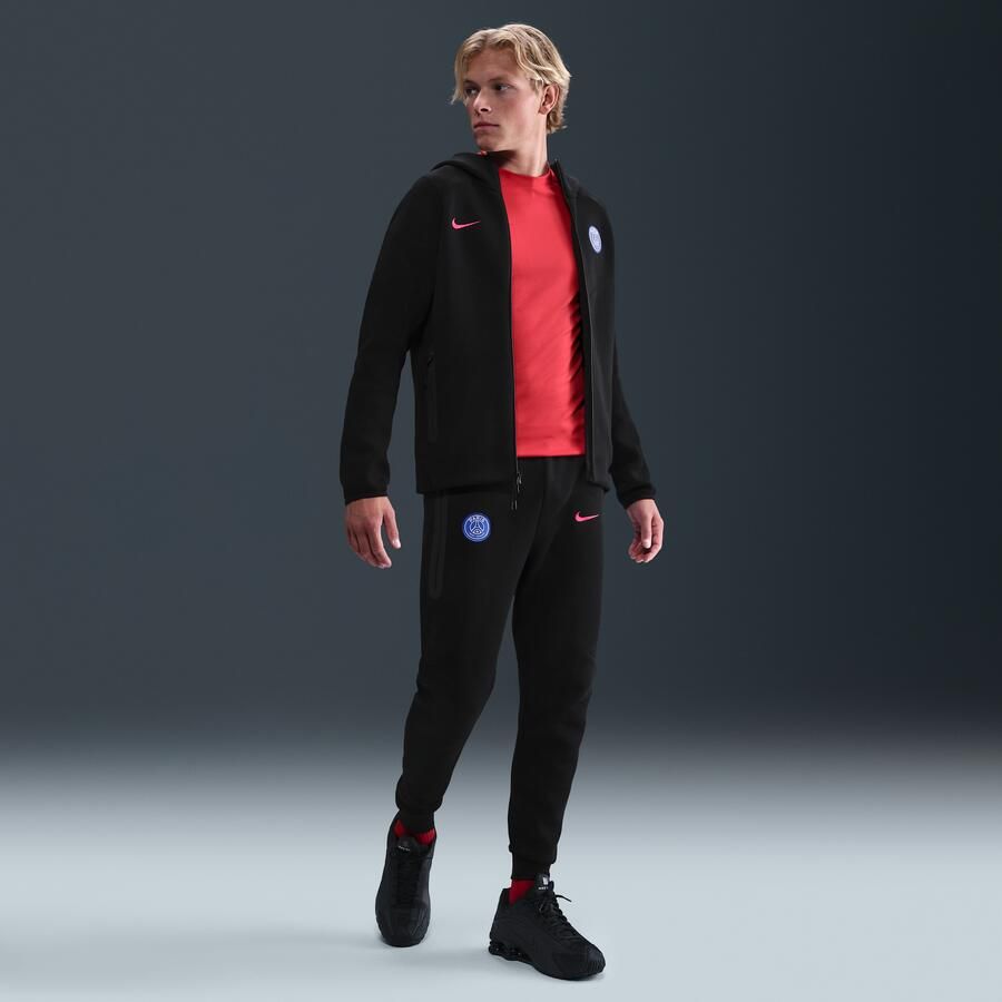 Nike Paris Saint-Germain Tech Windrunner Total 90 voetbalhoodie van fleece voor heren Zwart - Foto 3