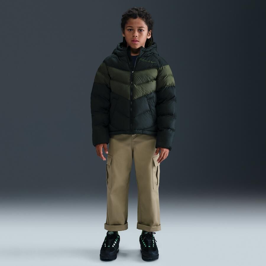 Nike Paris Saint-Germain voetbaljack met synthetische vulling en capuchon voor kids Zwart - Foto 3