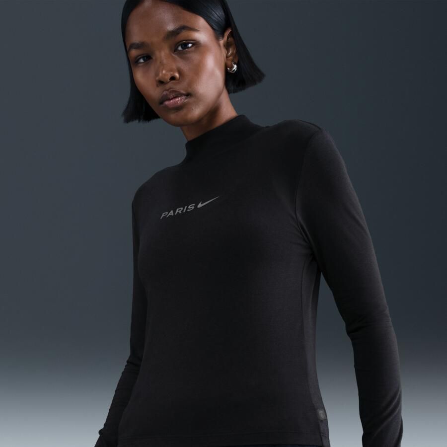 Nike Paris Saint-Germain voetbalshirt met lange mouwen voor dames Zwart - Foto 4