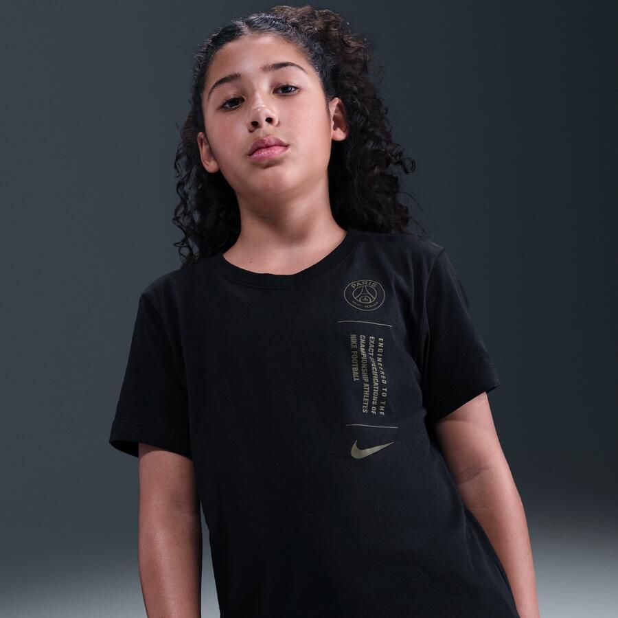 Nike Paris Saint-Germain voetbalshirt voor kids Zwart - Foto 4