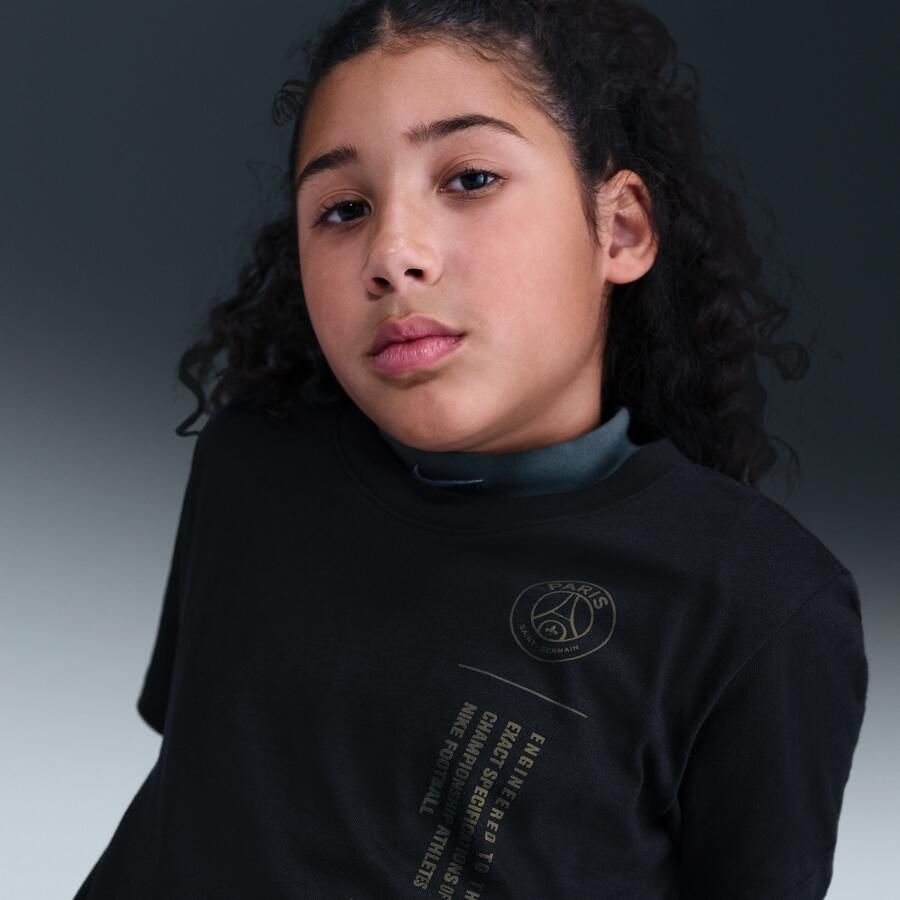 Nike Paris Saint-Germain voetbalshirt voor kids Zwart - Foto 2