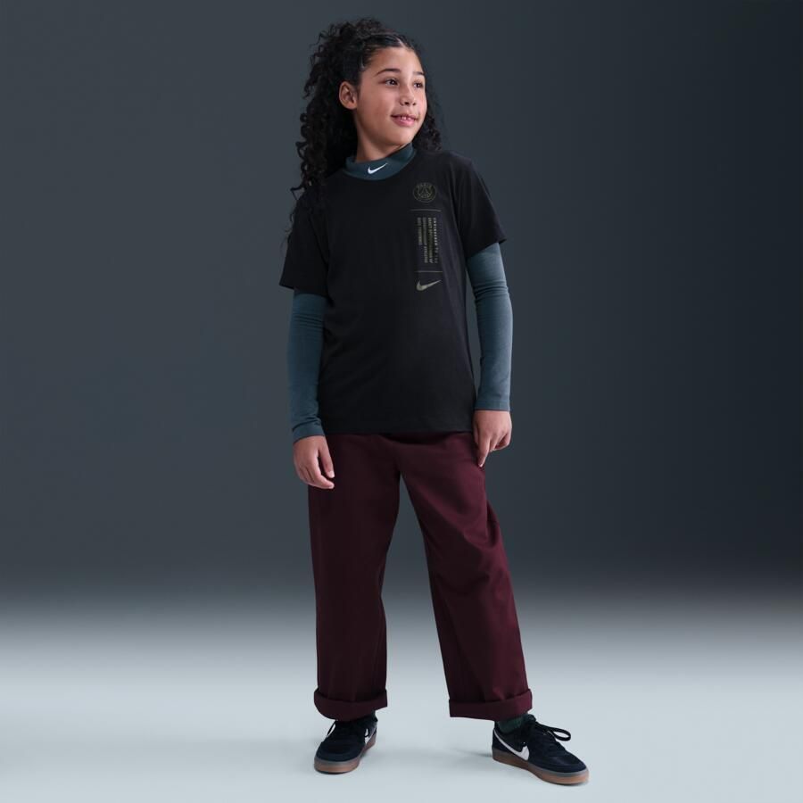 Nike Paris Saint-Germain voetbalshirt voor kids Zwart - Foto 3