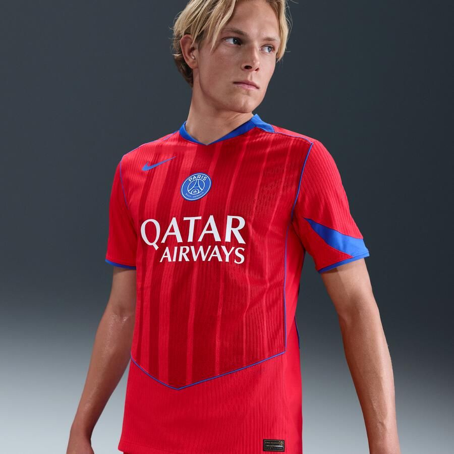 Nike Paris Saint-Germain 2025 26 Match Derde Dri-FIT ADV Total 90 authentiek voetbalshirt voor heren Rood - Foto 4