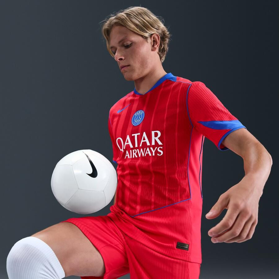 Nike Paris Saint-Germain 2025 26 Match Derde Dri-FIT ADV Total 90 authentiek voetbalshirt voor heren Rood - Foto 2