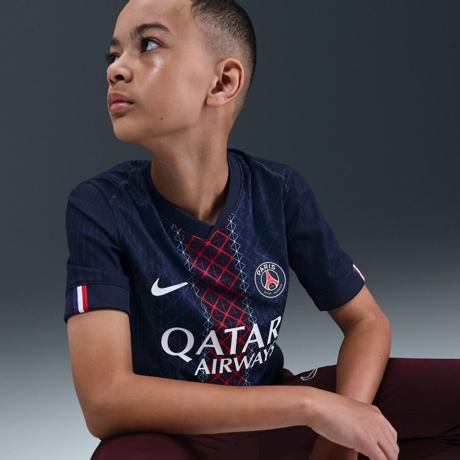 Nike Paris Saint-Germain 2025 26 Match Thuis Dri-FIT ADV authentiek voetbalshirt voor kids Blauw - Foto 2