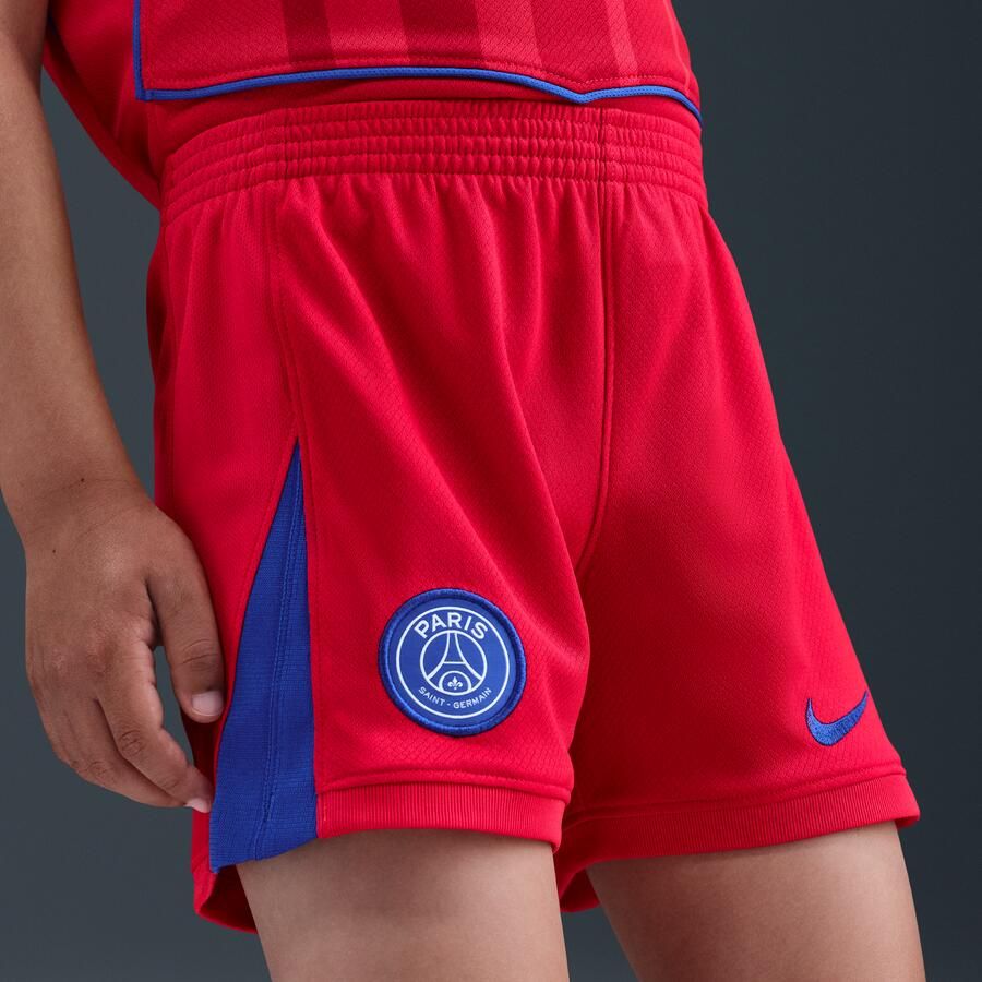 Nike Paris Saint-Germain 2025 26 Stadium Derde Total 90 driedelig Dri-FIT voetbaltenue voor kleuters Rood - Foto 3