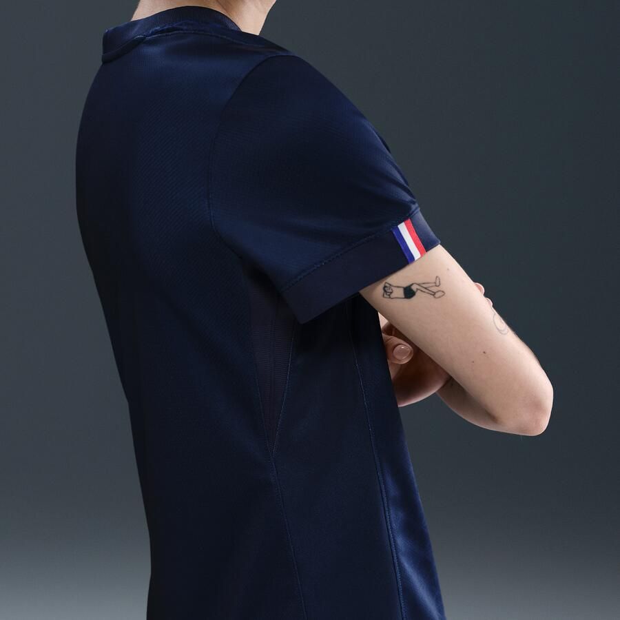 Nike Paris Saint-Germain 2025 26 Stadium Thuis Dri-FIT replicavoetbalshirt voor dames Blauw