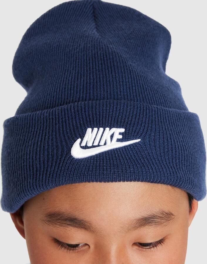 Nike Peak beanie voor kids Blauw - Foto 2
