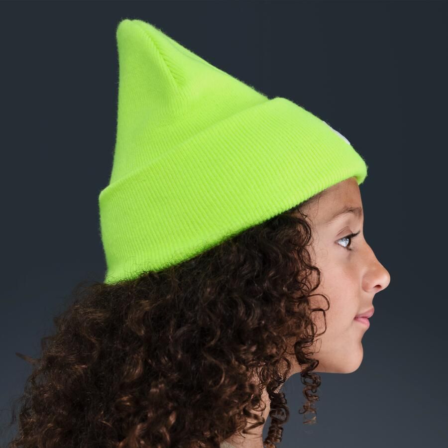 Nike Peak beanie voor kids Geel - Foto 2