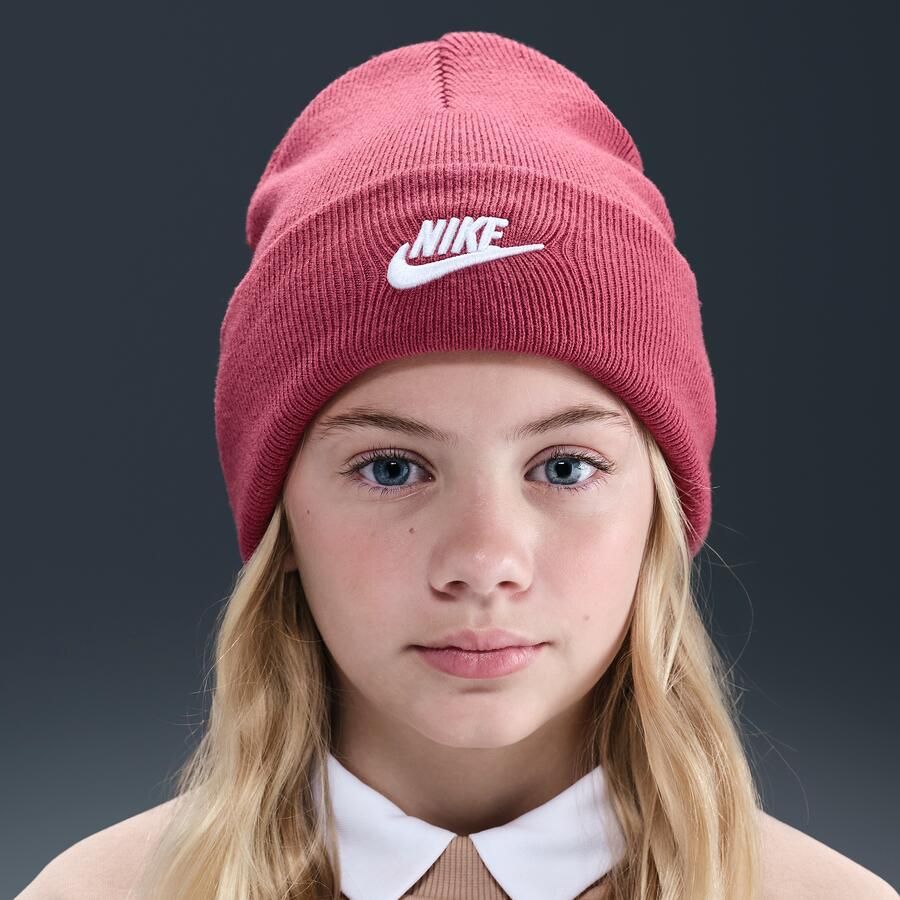 Nike Peak beanie voor kids Paars