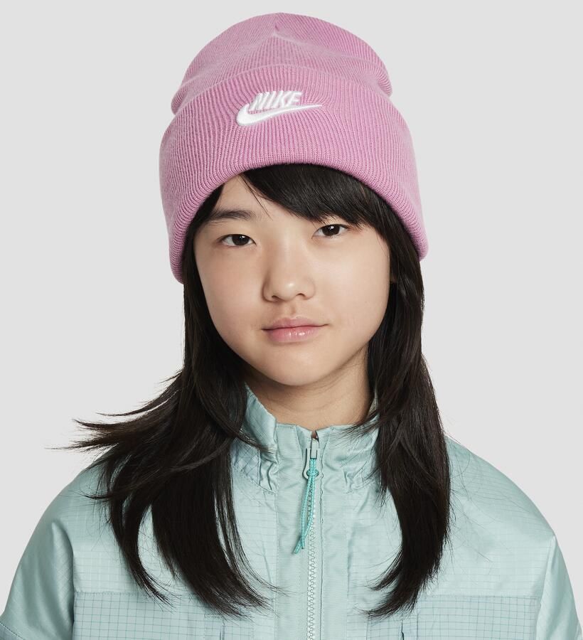 Nike Peak beanie voor kids Roze - Foto 3