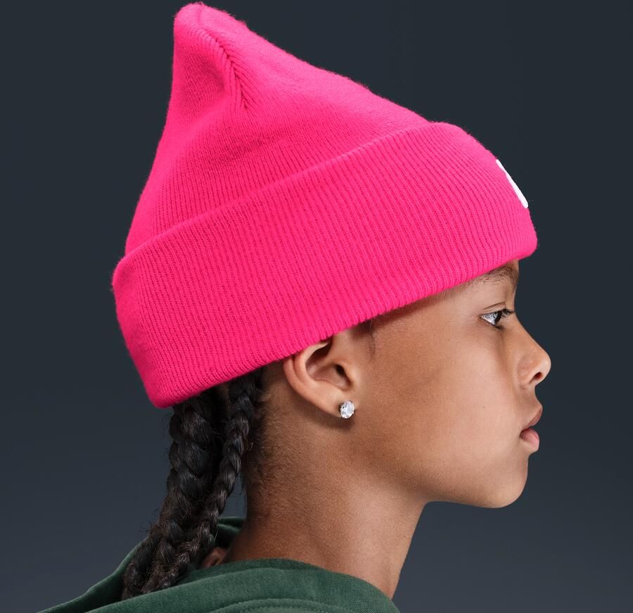 Nike Peak beanie voor kids Roze - Foto 3