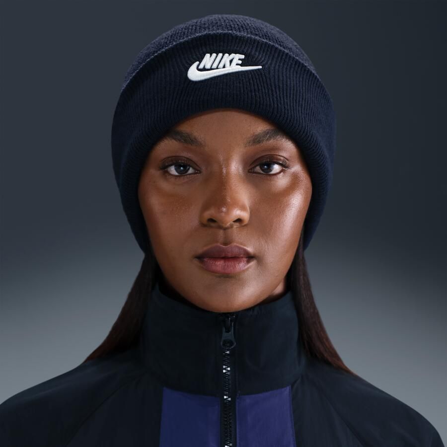 Nike Peak Futura beanie Blauw - Foto 2