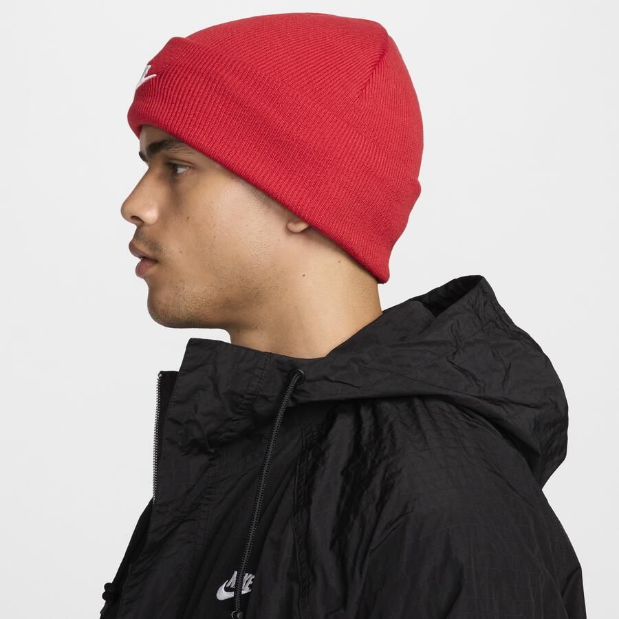 Nike Peak Futura beanie Rood