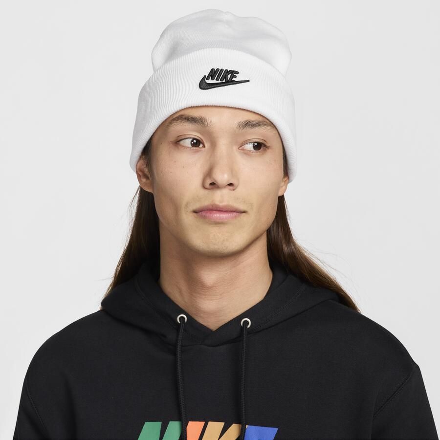 Nike Peak Futura beanie Wit - Foto 3