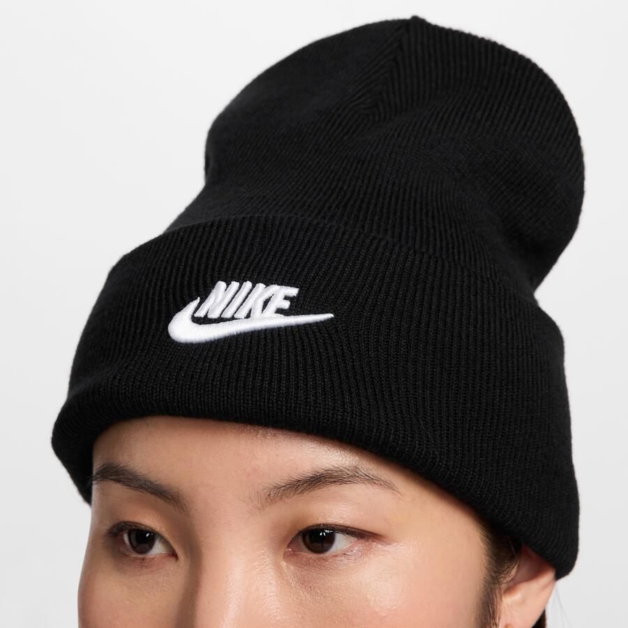 Nike Peak Futura Beanie in Zwart Black Unisex - Foto 2
