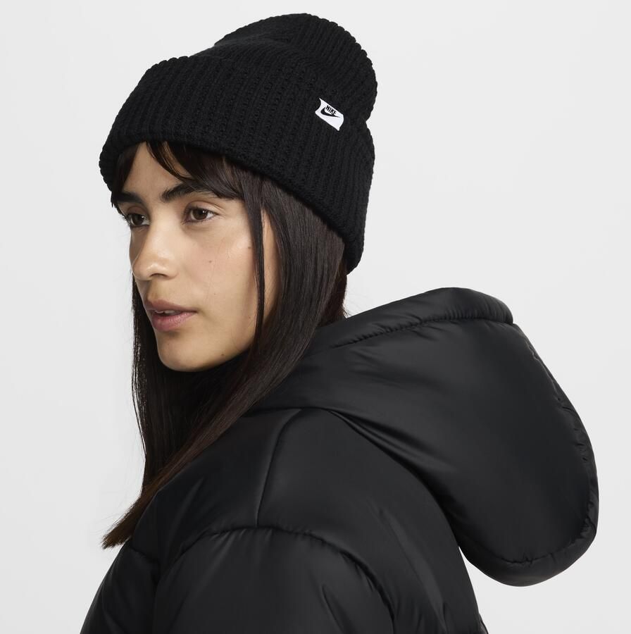 Nike Peak waffle-knit beanie Zwart - Foto 2