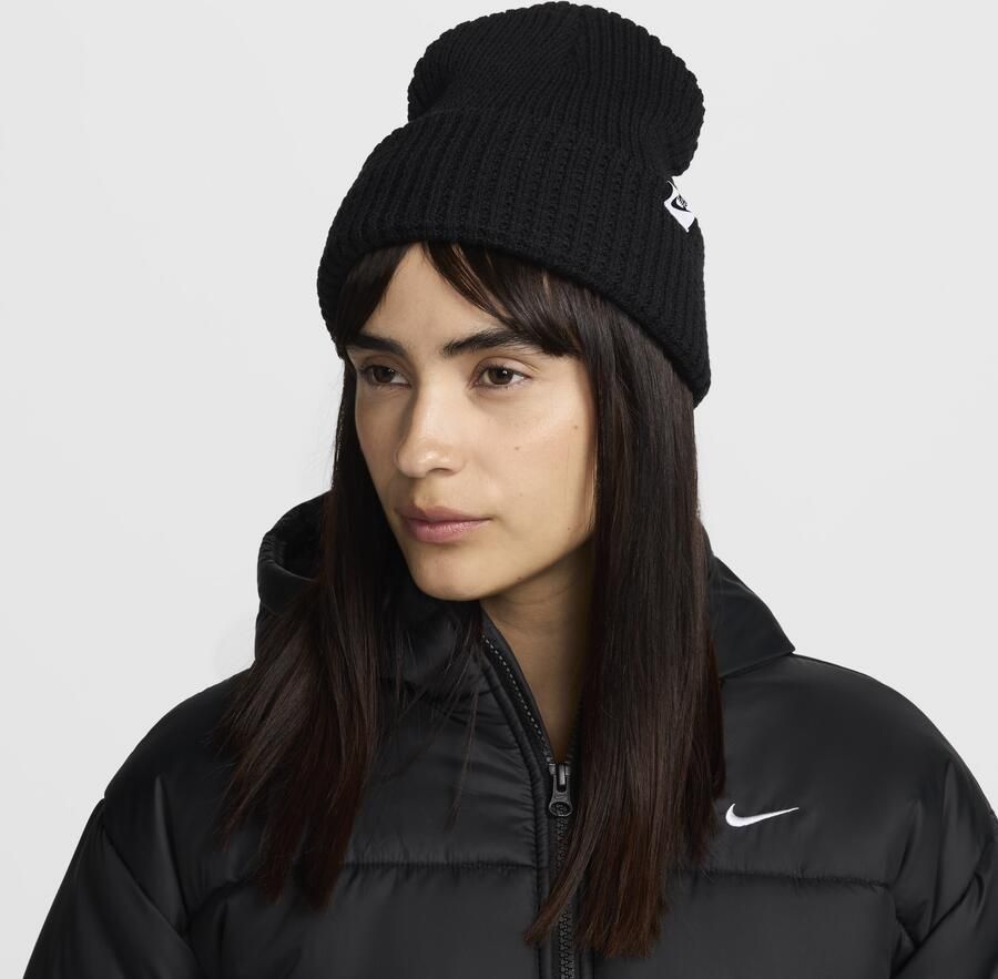 Nike Peak waffle-knit beanie Zwart - Foto 3