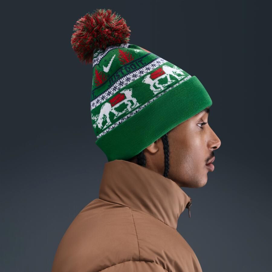 Nike Peak Winter Wonderland beanie Groen