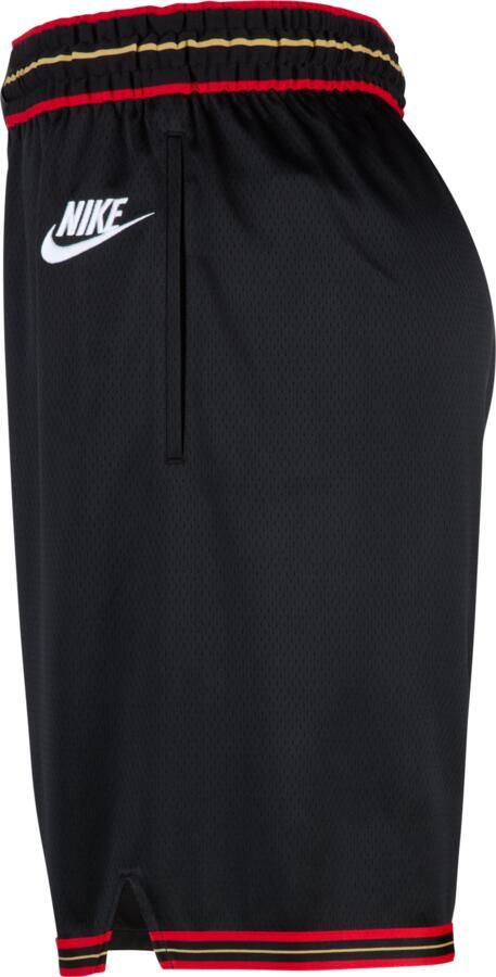 Nike Philadelphia 76ers Swingman 2025 26 Hardwood Classics Dri-FIT NBA shorts voor heren Zwart - Foto 2