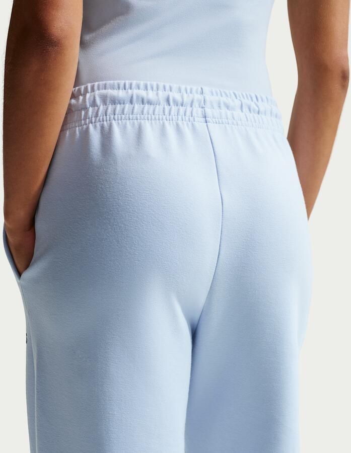 Nike Phoenix Fleece damesbroek met hoge taille en wijde pijpen Blauw - Foto 2
