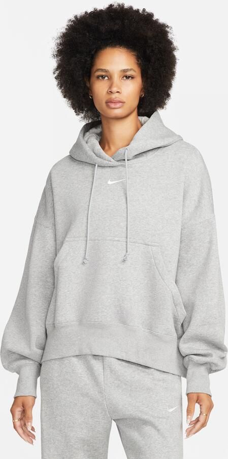 Nike Phoenix Fleece Extra oversized hoodie voor dames Grijs - Foto 5