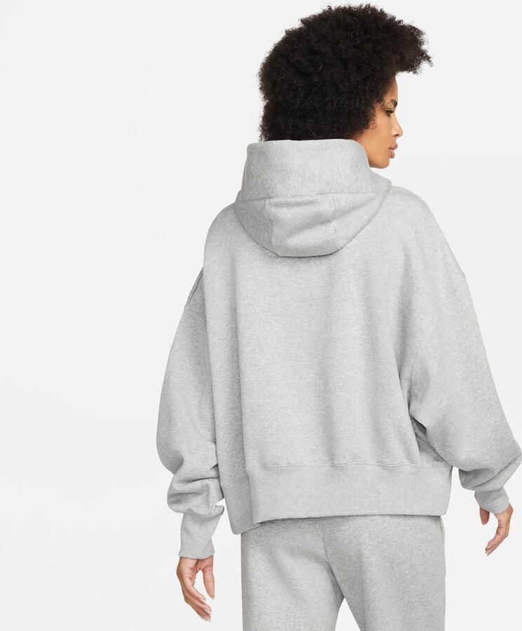 Nike Phoenix Fleece Extra oversized hoodie voor dames Grijs - Foto 3