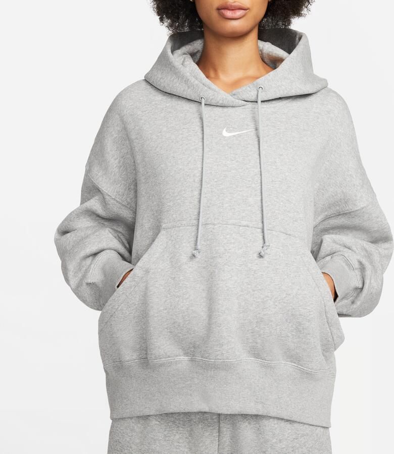 Nike Phoenix Fleece Extra oversized hoodie voor dames Grijs - Foto 2