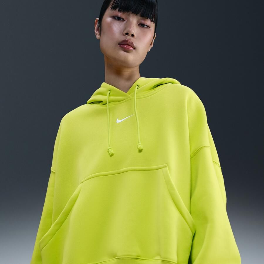 Nike Phoenix Fleece Extra oversized hoodie voor dames Groen - Foto 4