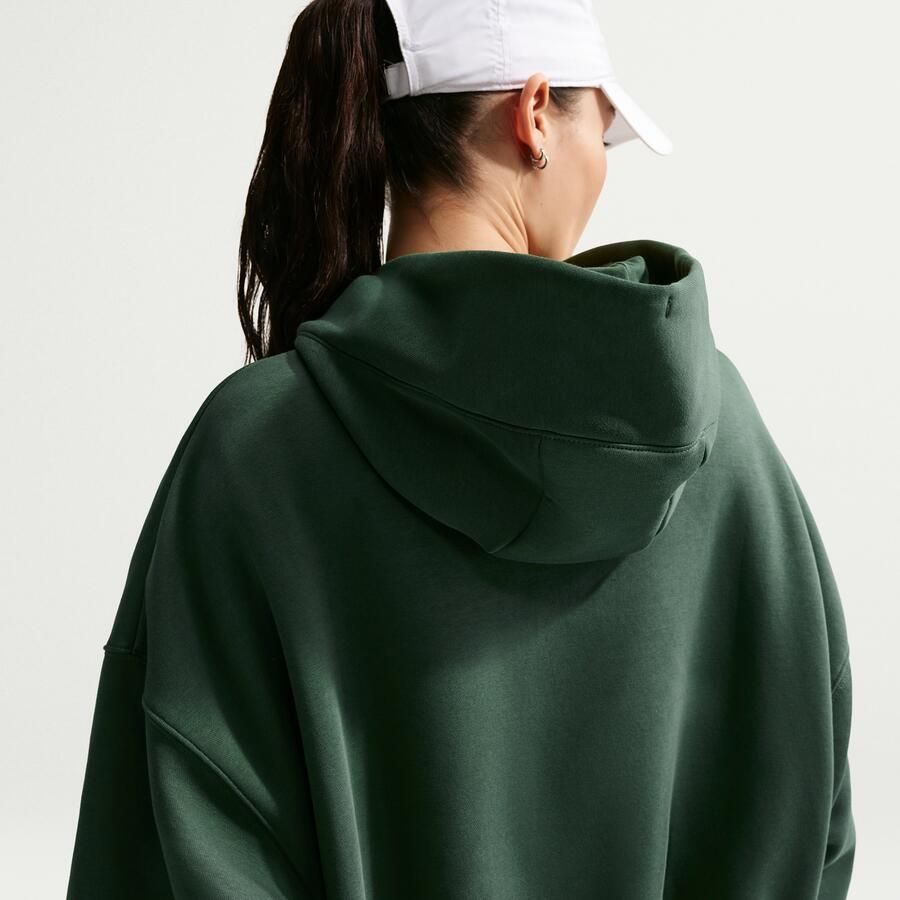 Nike Phoenix Fleece Extra oversized hoodie voor dames Groen