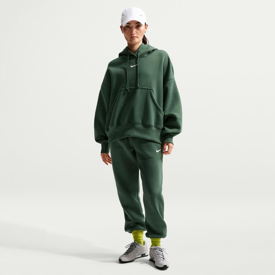 Nike Phoenix Fleece Extra oversized hoodie voor dames Groen - Foto 3