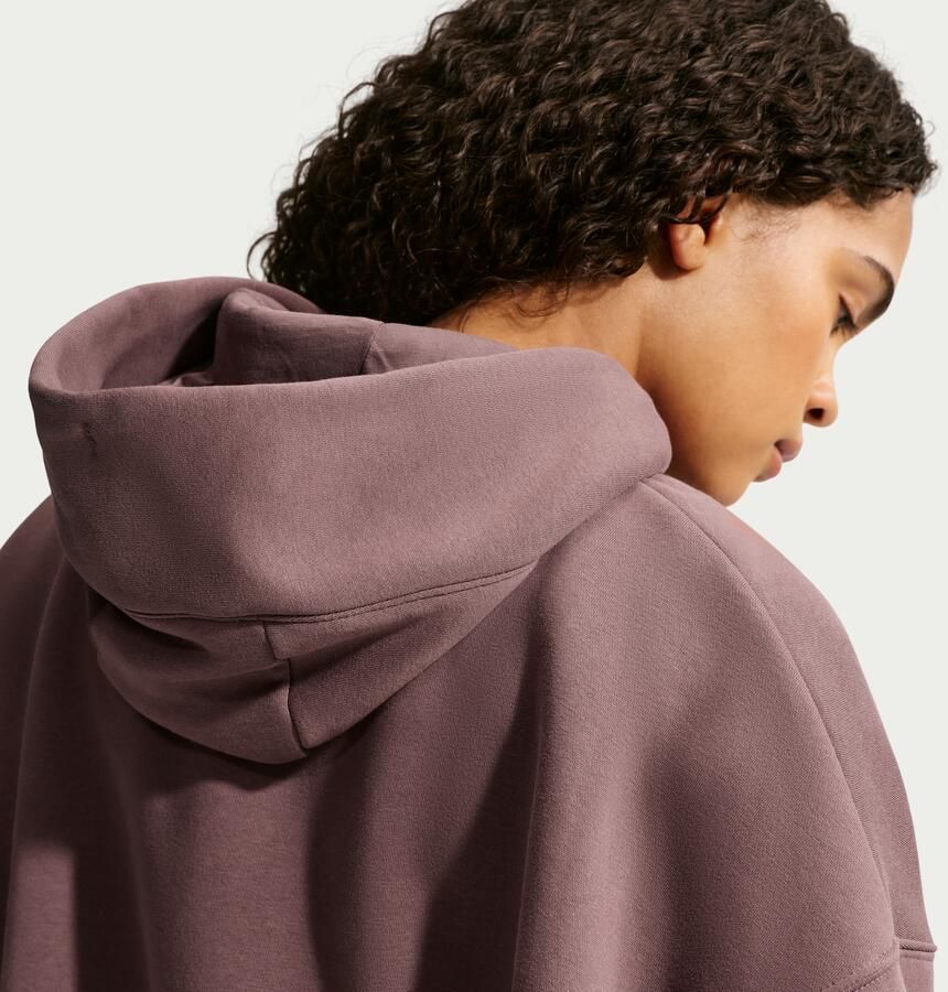 Nike Phoenix Fleece Extra oversized hoodie voor dames Paars - Foto 3