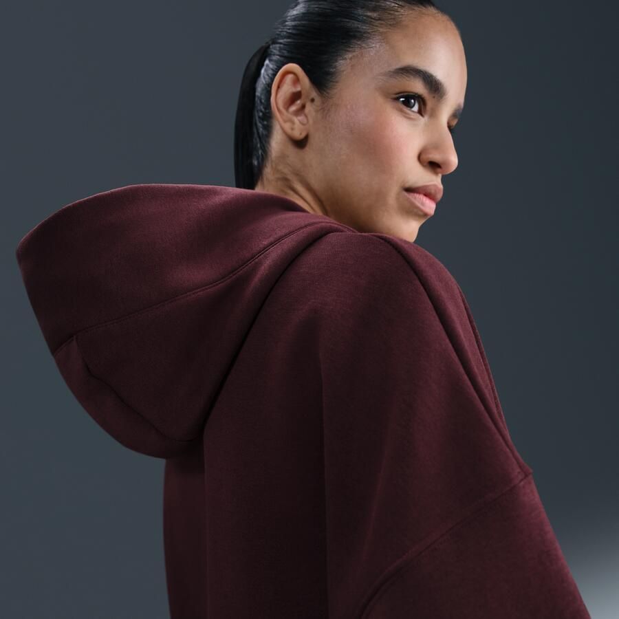 Nike Phoenix Fleece Extra oversized hoodie voor dames Rood