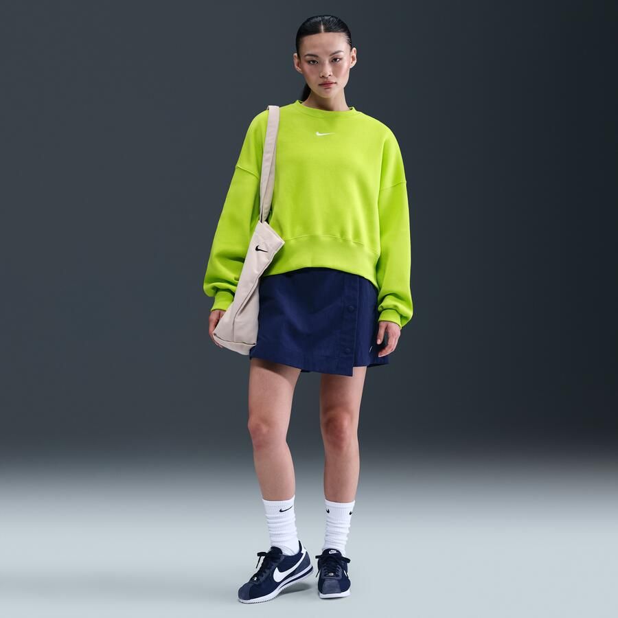 Nike Phoenix Fleece extra oversized sweatshirt met ronde hals voor dames Groen - Foto 3