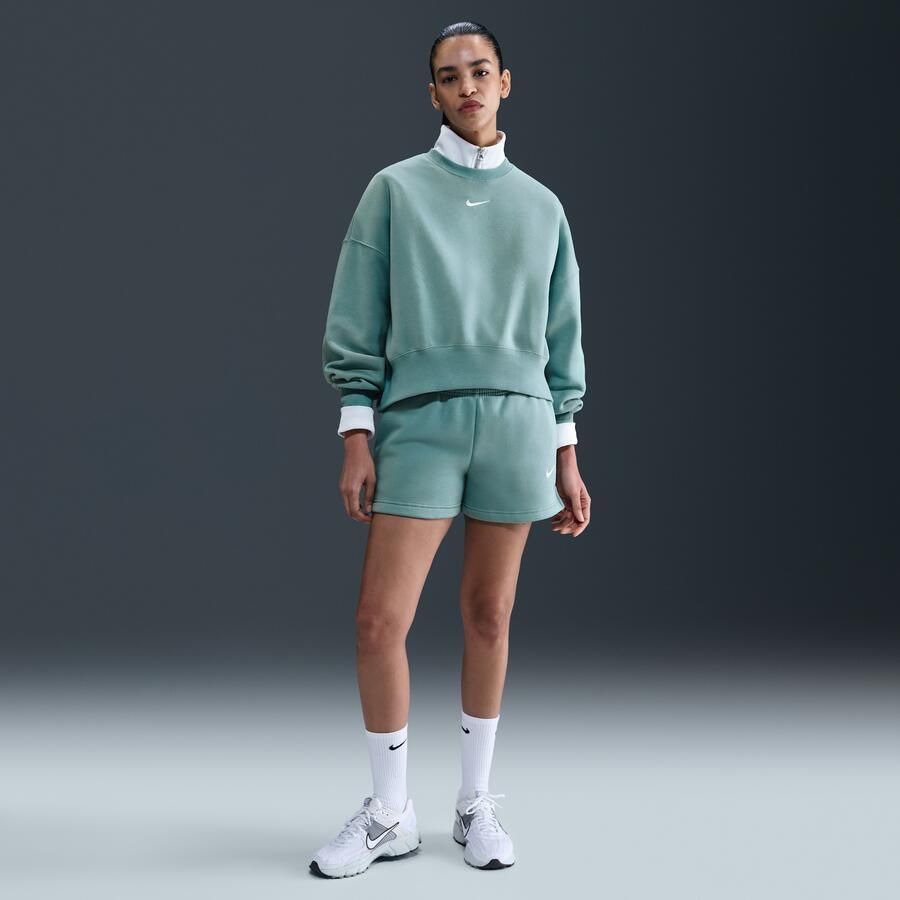 Nike Phoenix Fleece extra oversized sweatshirt met ronde hals voor dames Groen - Foto 3