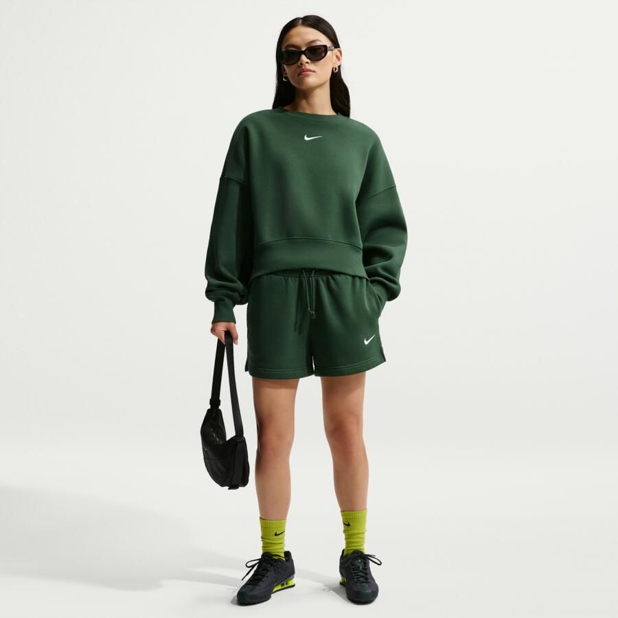 Nike Phoenix Fleece extra oversized sweatshirt met ronde hals voor dames Groen - Foto 3