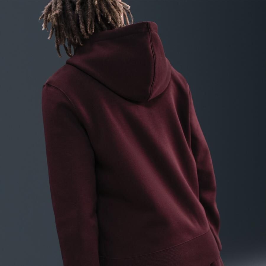 Nike Phoenix Fleece hoodie met rits voor dames Rood