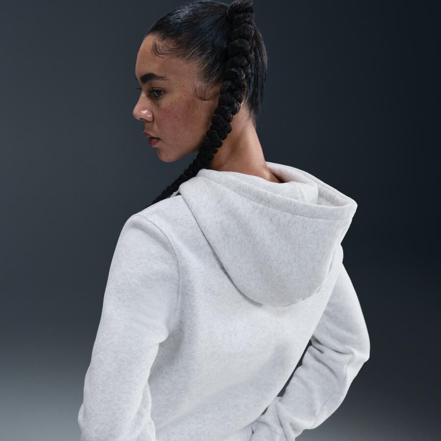 Nike Phoenix Fleece hoodie voor dames Bruin