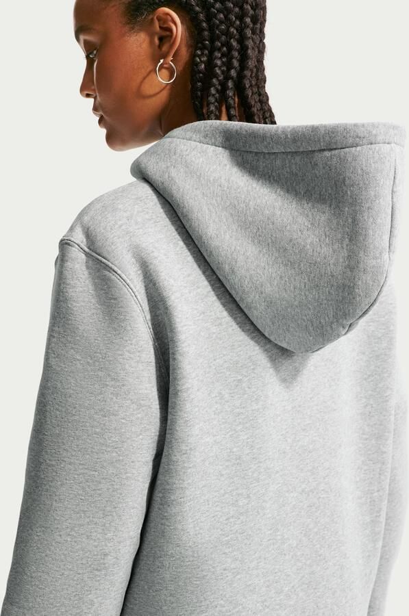 Nike Phoenix Fleece hoodie voor dames Grijs - Foto 4