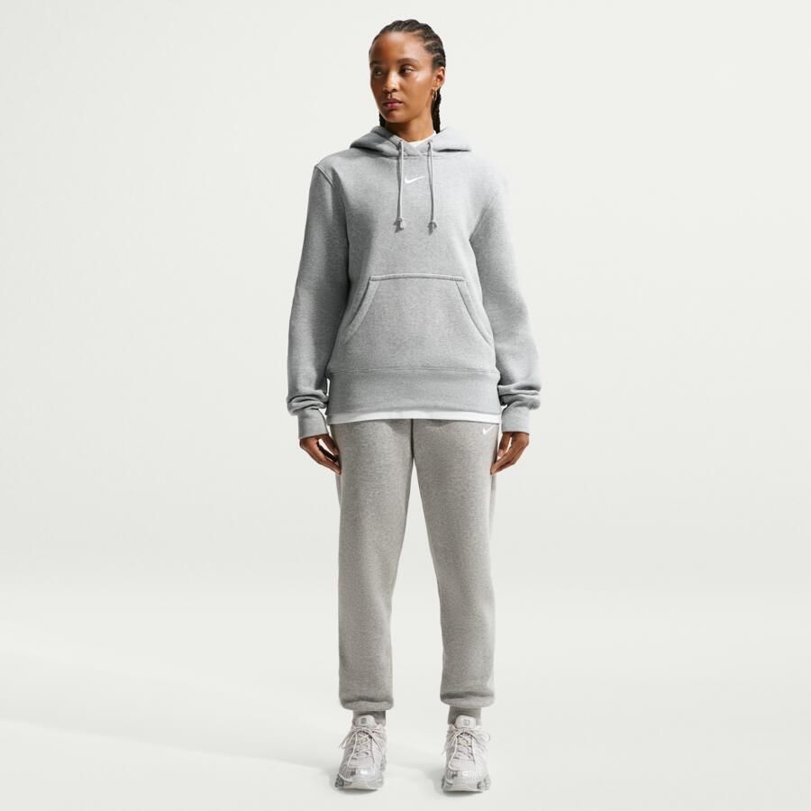 Nike Phoenix Fleece hoodie voor dames Grijs - Foto 2