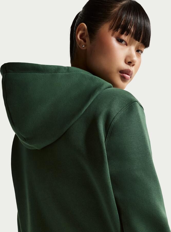 Nike Phoenix Fleece hoodie voor dames Groen - Foto 2