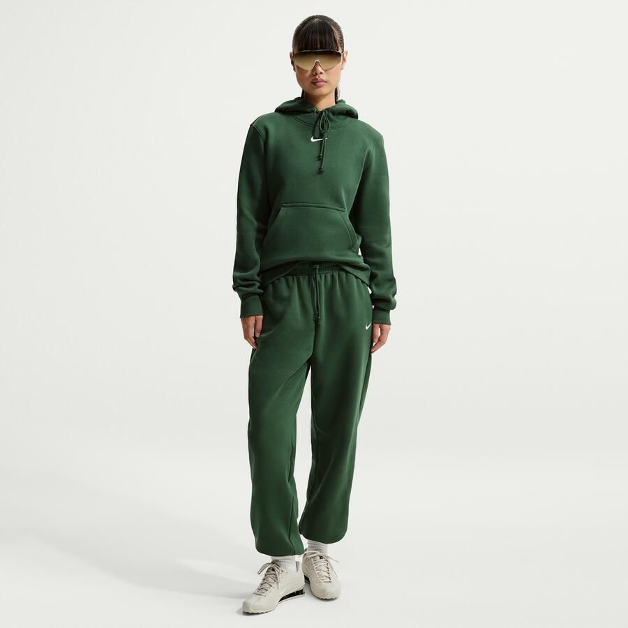 Nike Phoenix Fleece hoodie voor dames Groen