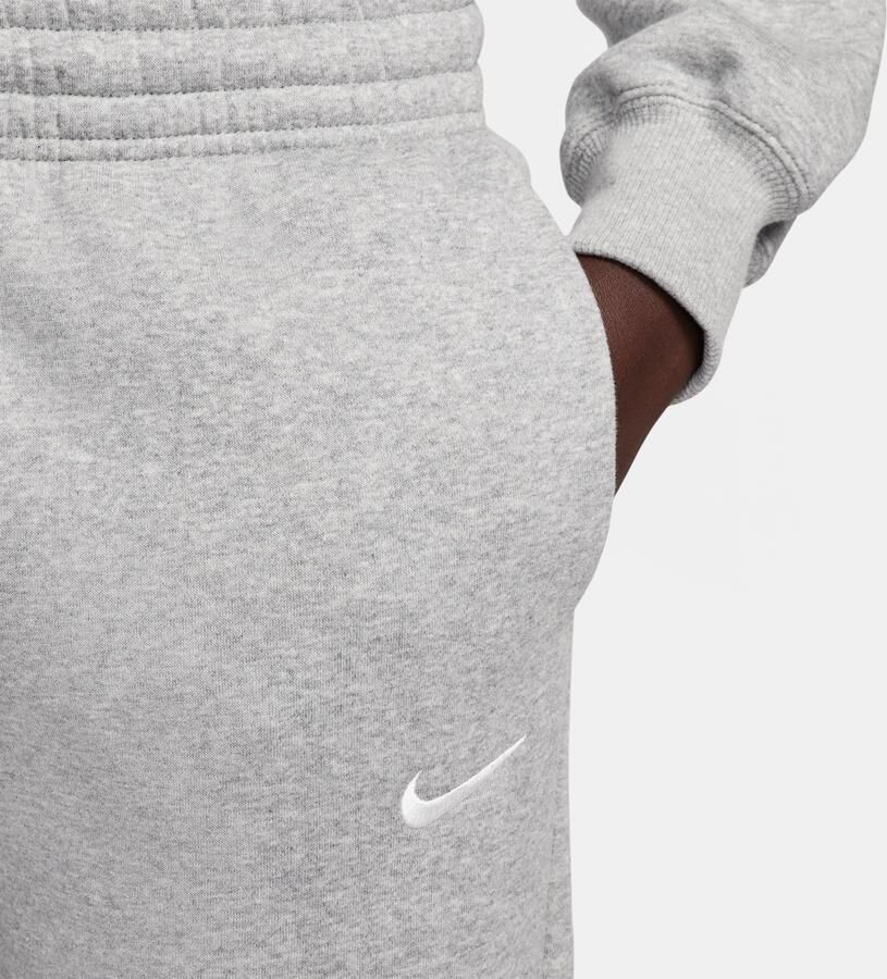 Nike Phoenix Fleece joggingbroek met halfhoge taille voor dames Grijs - Foto 5