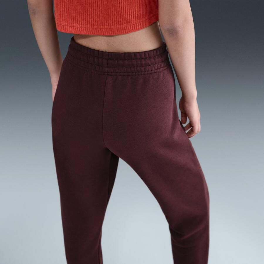 Nike Phoenix Fleece joggingbroek met halfhoge taille voor dames Rood - Foto 2