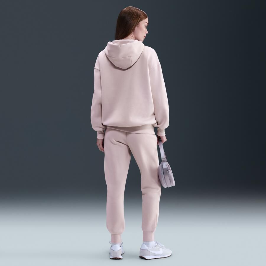 Nike Phoenix Fleece joggingbroek met halfhoge taille voor dames Roze - Foto 3