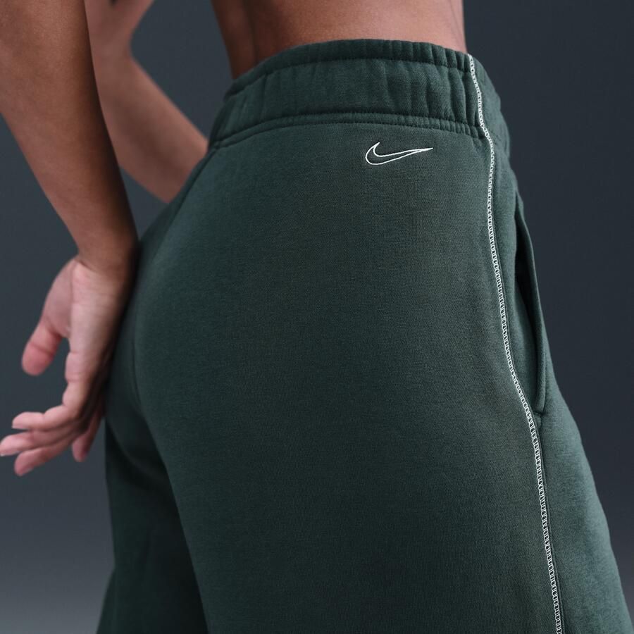 Nike Phoenix Fleece joggingbroek met wijde pijpen voor dames Groen - Foto 2