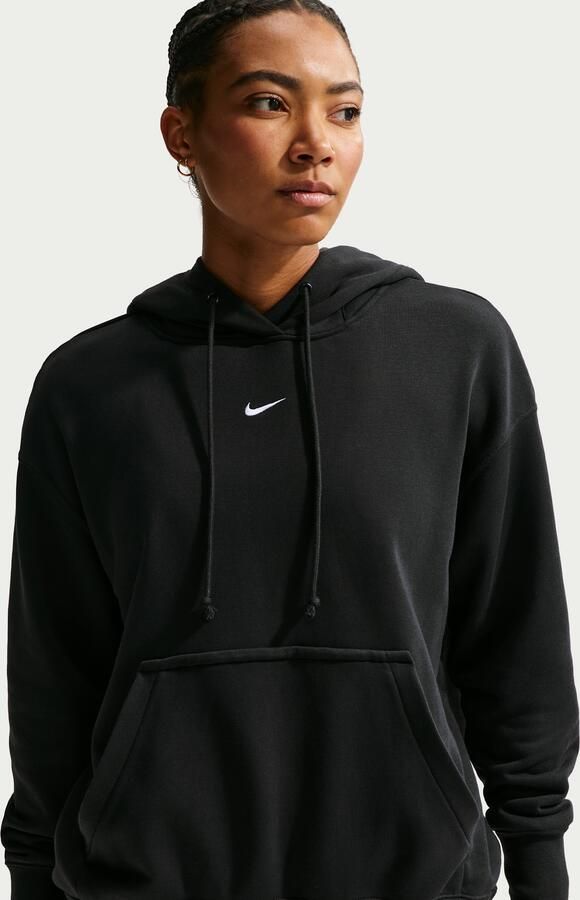 Nike Phoenix Fleece oversized basketbalhoodie voor dames Zwart - Foto 4
