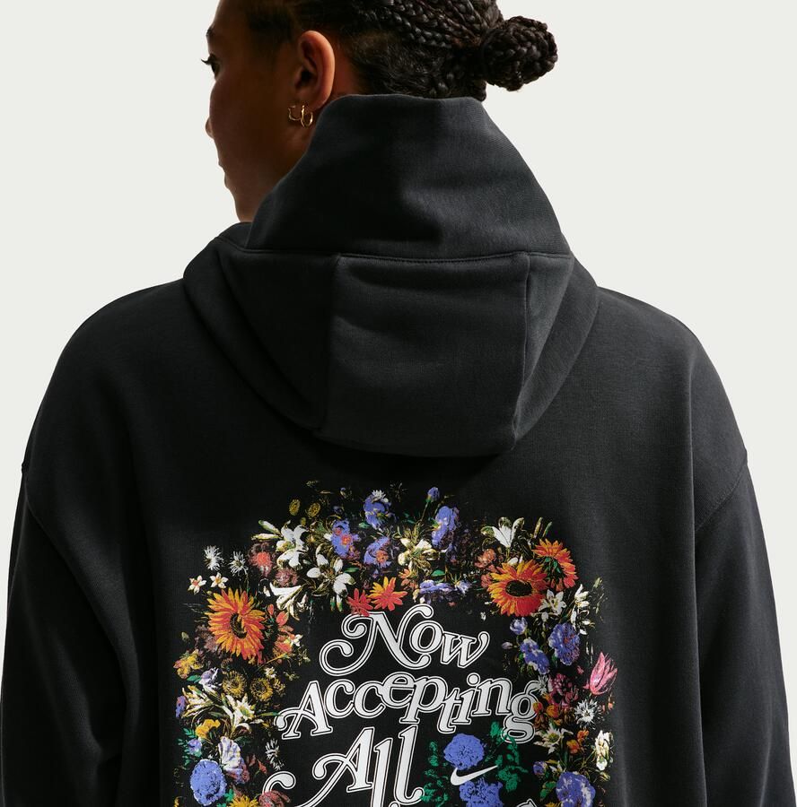 Nike Phoenix Fleece oversized basketbalhoodie voor dames Zwart - Foto 2